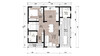 Схема планировки — Каркасный дом 9,5х9 м «Кьёрста» (125 м²)