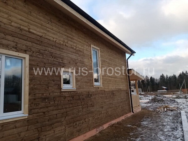 Каркасный дом 11х8,5 в два этаж