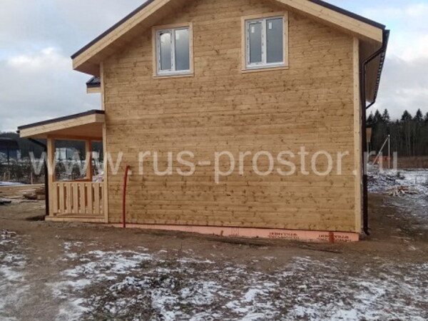 Каркасный дом 11х8,5 в два этаж