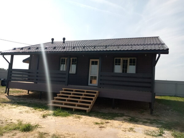 Каркасный дом 10х9 в Гальчино Сити